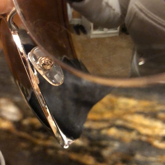 AUTHENTIC Rare Runway Chanel Aviator Sunglasses - Picture 8 of 9